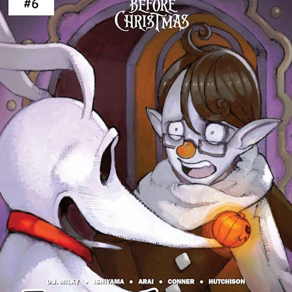 Cover image for Disney Manga: Tim Burton's The Nightmare Before Christmas -- Zero's Journey Issue #06, isbn: 9781427861610