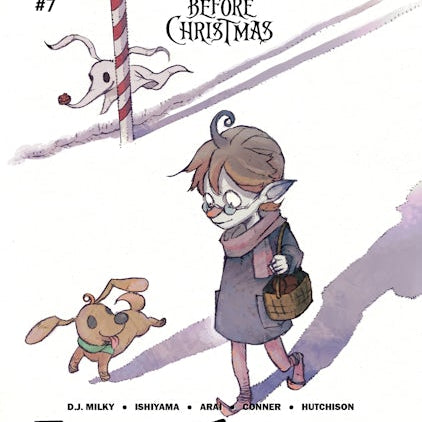 Cover image for Disney Manga: Tim Burton's The Nightmare Before Christmas - Zero's Journey, Issue #07, isbn: 9781427861689