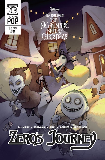Cover image for Disney Manga: Tim Burton's The Nightmare Before Christmas - Zero's Journey, Issue #08, isbn: 9781427862136