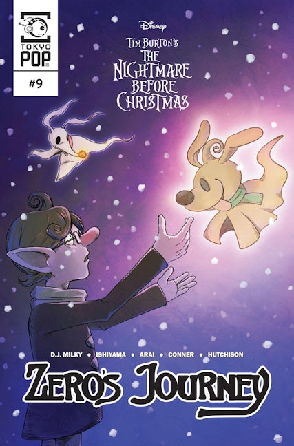 Cover image for Disney Manga: Tim Burton's The Nightmare Before Christmas - Zero's Journey, Issue #09, isbn: 9781427862228