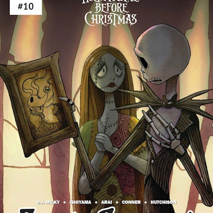 Cover image for Disney Manga: Tim Burton's The Nightmare Before Christmas - Zero's Journey, Issue #10, isbn: 9781427862242