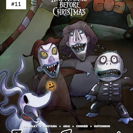 Cover image for Disney Manga: Tim Burton's The Nightmare Before Christmas - Zero's Journey, Issue #11, isbn: 9781427862341