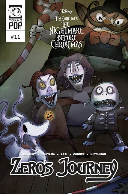 Cover image for Disney Manga: Tim Burton's The Nightmare Before Christmas - Zero's Journey, Issue #11, isbn: 9781427862341
