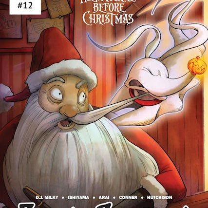Cover image for Disney Manga: Tim Burton's The Nightmare Before Christmas - Zero's Journey, Issue #12, isbn: 9781427862532
