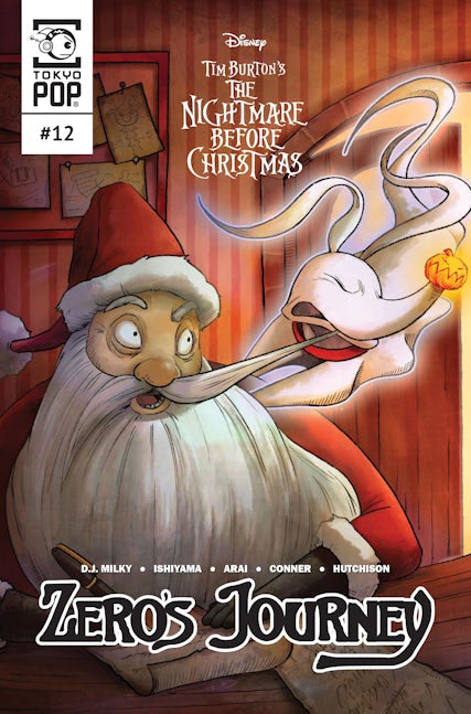 Cover image for Disney Manga: Tim Burton's The Nightmare Before Christmas - Zero's Journey, Issue #12, isbn: 9781427862532