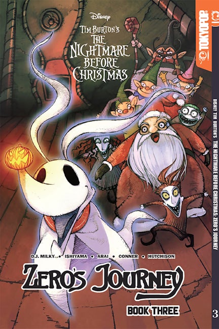 Cover image for Disney Manga: Tim Burton's The Nightmare Before Christmas - Zero's Journey, Book 3, isbn: 9781427863508