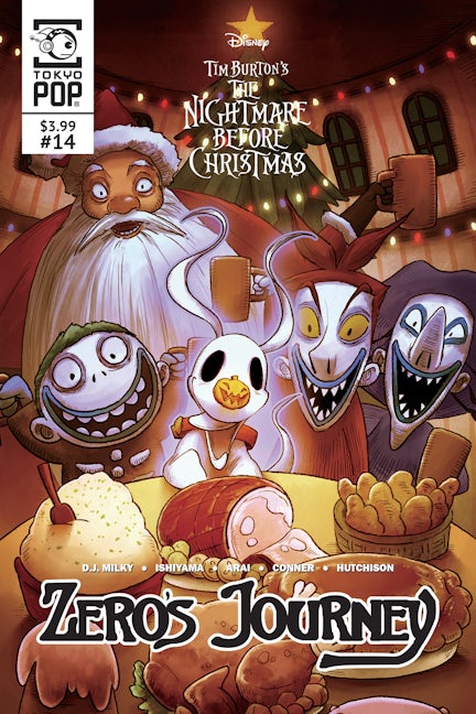 Cover image for Disney Manga: Tim Burton's The Nightmare Before Christmas - Zero's Journey, Issue #14, isbn: 9781427863591