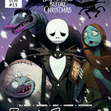Cover image for Disney Manga: Tim Burton's The Nightmare Before Christmas - Zero's Journey, Issue #15, isbn: 9781427863669