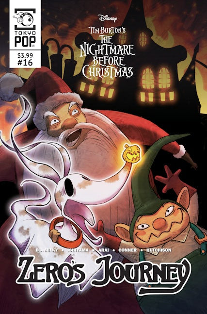 Cover image for Disney Manga: Tim Burton's The Nightmare Before Christmas - Zero's Journey, Issue #16, isbn: 9781427863935