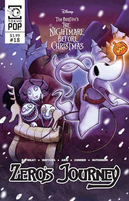 Cover image for Disney Manga: Tim Burton's The Nightmare Before Christmas - Zero's Journey, Issue #18, isbn: 9781427867476