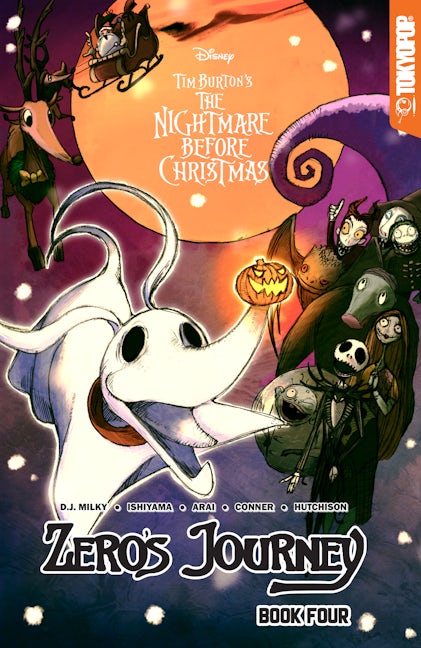 Cover image for Disney Manga: Tim Burton's The Nightmare Before Christmas - Zero's Journey, Book 4, isbn: 9781427867834