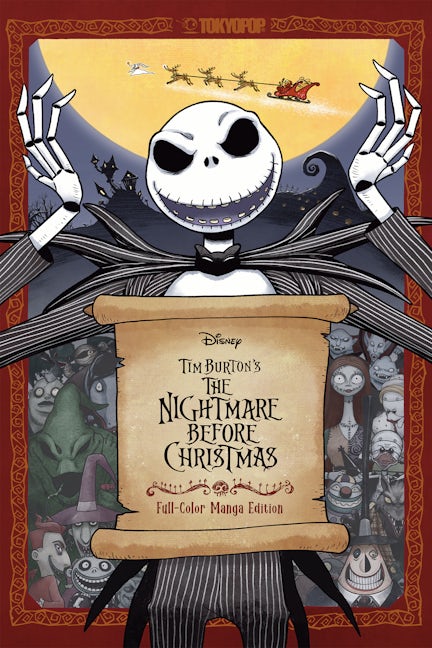 Cover image for Disney Manga: Tim Burton's The Nightmare Before Christmas (Full-Color Manga Edition), isbn: 9781427874535