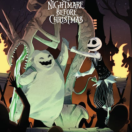 Cover image for Disney Manga: Tim Burton's The Nightmare Before Christmas - The Battle for Pumpkin King (FCBD 2023), isbn: 9781427875150