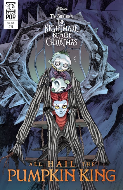 Cover image for Disney Tim Burton's The Nightmare Before Christmas: All Hail the Pumpkin King, Issue #3, isbn: 9781427881441
