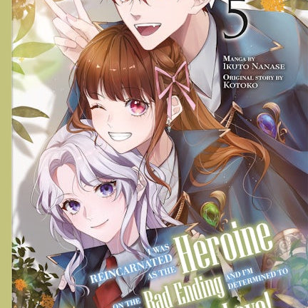 Cover image for I Was Reincarnated as the Heroine on the Verge of a Bad Ending, and I'm Determined to Fall in Love!, Volume 5, isbn: 9781427882783