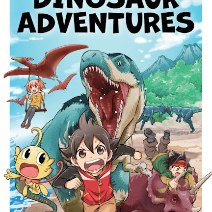 Cover image for Manga Quest Science: Dinosaur Adventures (Hardcover), isbn: 9781427887139