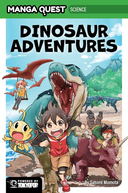 Cover image for Manga Quest Science: Dinosaur Adventures (Hardcover), isbn: 9781427887139