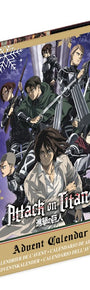 Cover image for Attack on Titan: The Official Advent Calendar: 24 Days of Exclusive Gifts and Surprises, isbn: 9781427888556