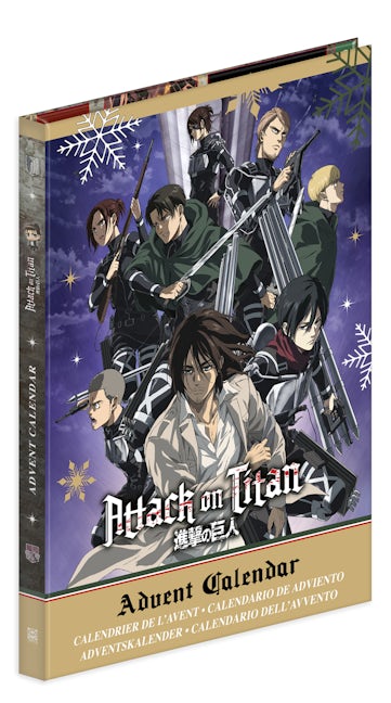 Cover image for Attack on Titan: The Official Advent Calendar: 24 Days of Exclusive Gifts and Surprises, isbn: 9781427888556