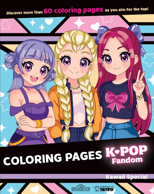 Cover image for K-Pop Fandom Coloring Pages: Kawaii Special, isbn: 9781427888648