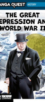 Cover image for Manga Quest History: The Great Depression and WWII (Hardcover), isbn: 9781427889843