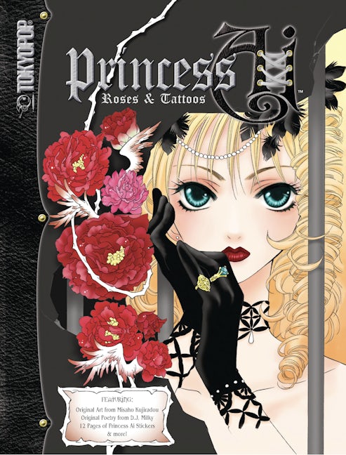 Cover image for Princess Ai: Roses and Tattoos artbook, isbn: 9781598167474