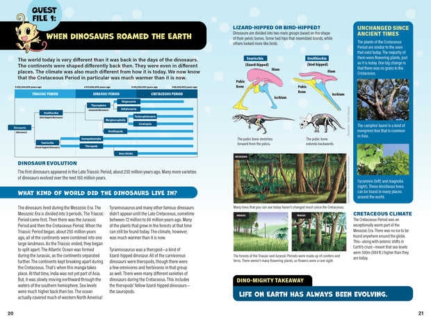 Manga Quest Science: Dinosaur Adventures
