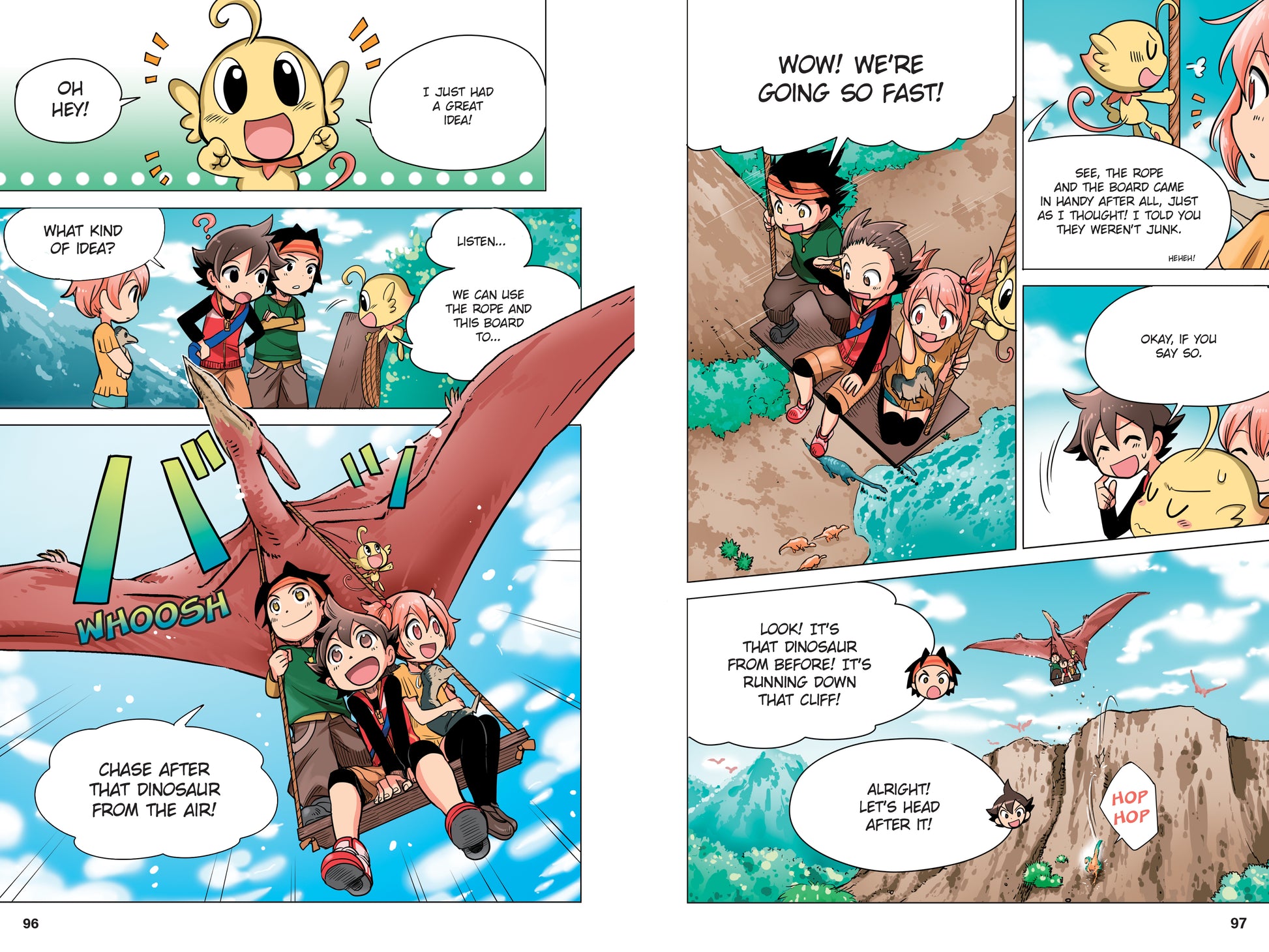Manga Quest Science: Dinosaur Adventures (Hardcover)