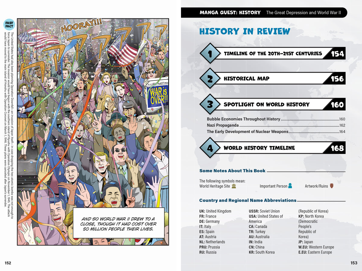 Manga Quest History: The Great Depression and WWII