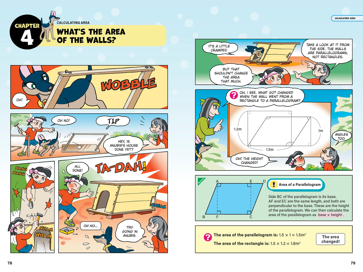Manga Quest Mathematics: Math Adventures for Grades 5–6: The Fun Way to Learn About Fractions, Decimals, and More!
