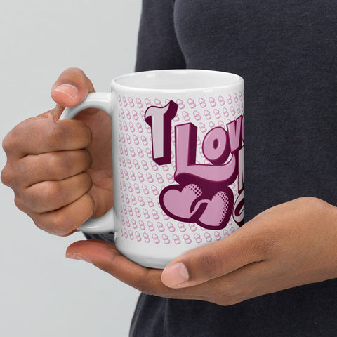 Mug: I Love MANGA 漫画 | heart pattern