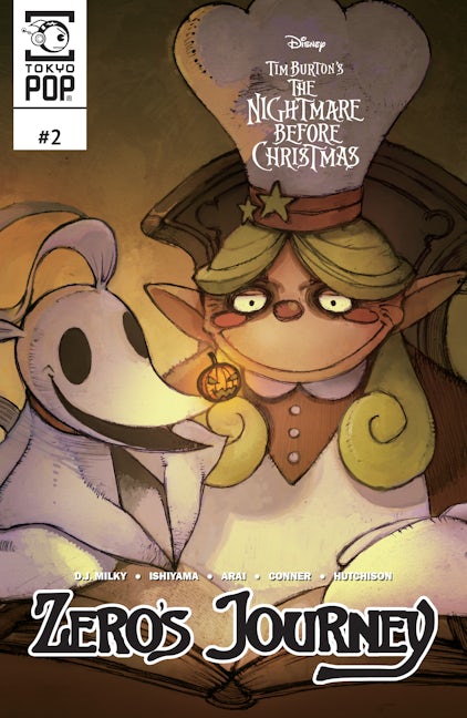 Cover image for Disney Manga: Tim Burton's The Nightmare Before Christmas - Zero's Journey, Issue #02, isbn: 9781427860446