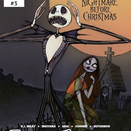 Cover image for Disney Manga: Tim Burton's The Nightmare Before Christmas - Zero's Journey, Issue #03, isbn: 9781427860477