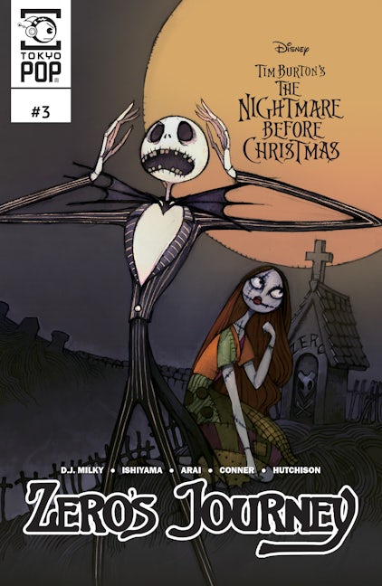Cover image for Disney Manga: Tim Burton's The Nightmare Before Christmas - Zero's Journey, Issue #03, isbn: 9781427860477
